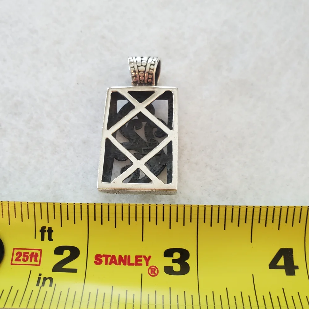 Silpada 925S Filagee Scroll Design  Pendant